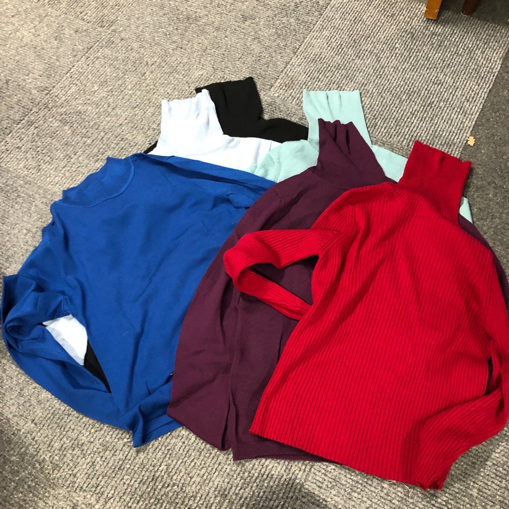 Perfect condition wool turtleneck bundle.